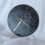 Art in Motion Unique Resin Wall Clock Design 14 Inches