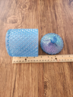 Vintage Antique Jar Lid with Patterned Design - Epoxy Resin - Image 3