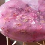 Unique Epoxy Resin Coffee Table Featuring Real Flowers – A Stunning Centerpiece for Your Living Room or Garden