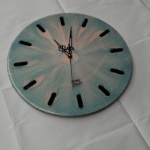 Dreamy Resin Wall Clock – Swirls of Color for a Mesmerizing Look