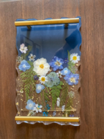 Pressed Flower Resin Tray – Elegant Home Decor | Perfect Gift for Mother’s Day, Housewarming, or Her - Image 2