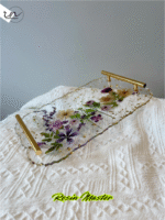 Multi-Purpose Resin Tray – Perfect for Decor & Serving - Image 4