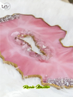 Unique Decorative Resin Tray – Perfect Gift for Home, Wedding, or Vanity - Image 2