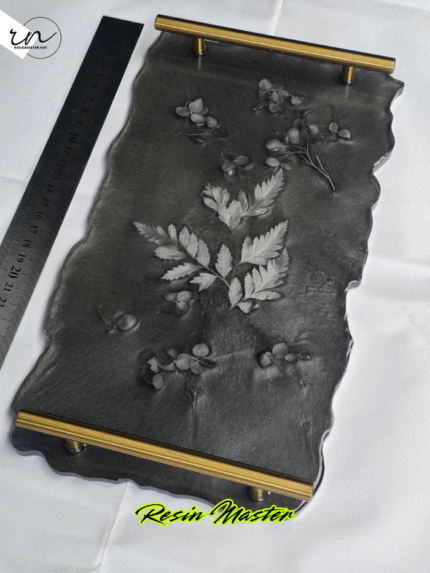 Flowers Epoxy Tray - Spring Summer Serving Tray - Mother's Day Best Gifts - Best Gift - Made to order