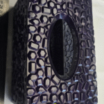 Luxury Resin Tissue Box Cover – Handcrafted Functional Art for Discerning Homes