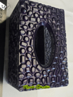 Luxury Resin Tissue Box Cover – Handcrafted Functional Art for Discerning Homes