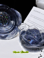 Handcrafted Resin Rose Trinket Box – Elegant Jewelry Holder & Keepsake Gift for Her - Image 4