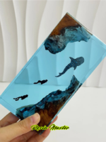 Whale Shark Cube Resin Lamp – Handmade Home Decor, Personalized & Holiday Gifts for Kids, Divers, Christmas & Halloween - Image 2