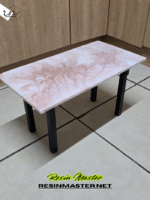 Handcrafted Epoxy Resin Side Table – Unique Home Décor
