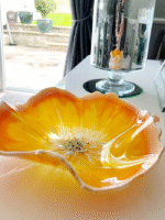 Large Resin Bowl - Wavy Bowl - Stunning elegant Resin Bowl - Decorative Dish-Luxury Decorative Resin bowl - Image 4