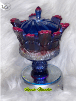 Resin Crown Storage Dish Multicolor