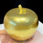 Handmade Apple Resin Jar Great Teacher Gift Red Shiny Glitter