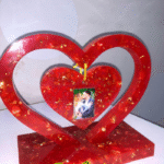 Resin Heart Photo Frame Custom Made