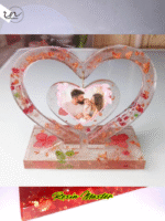 Resin Heart Photo Frame Custom Made - Image 2