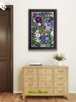 Handmade Pressed Flower Wall Art – Real Dried Botanical Frame - Image 2