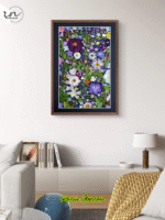 Handmade Pressed Flower Wall Art – Real Dried Botanical Frame - Image 4